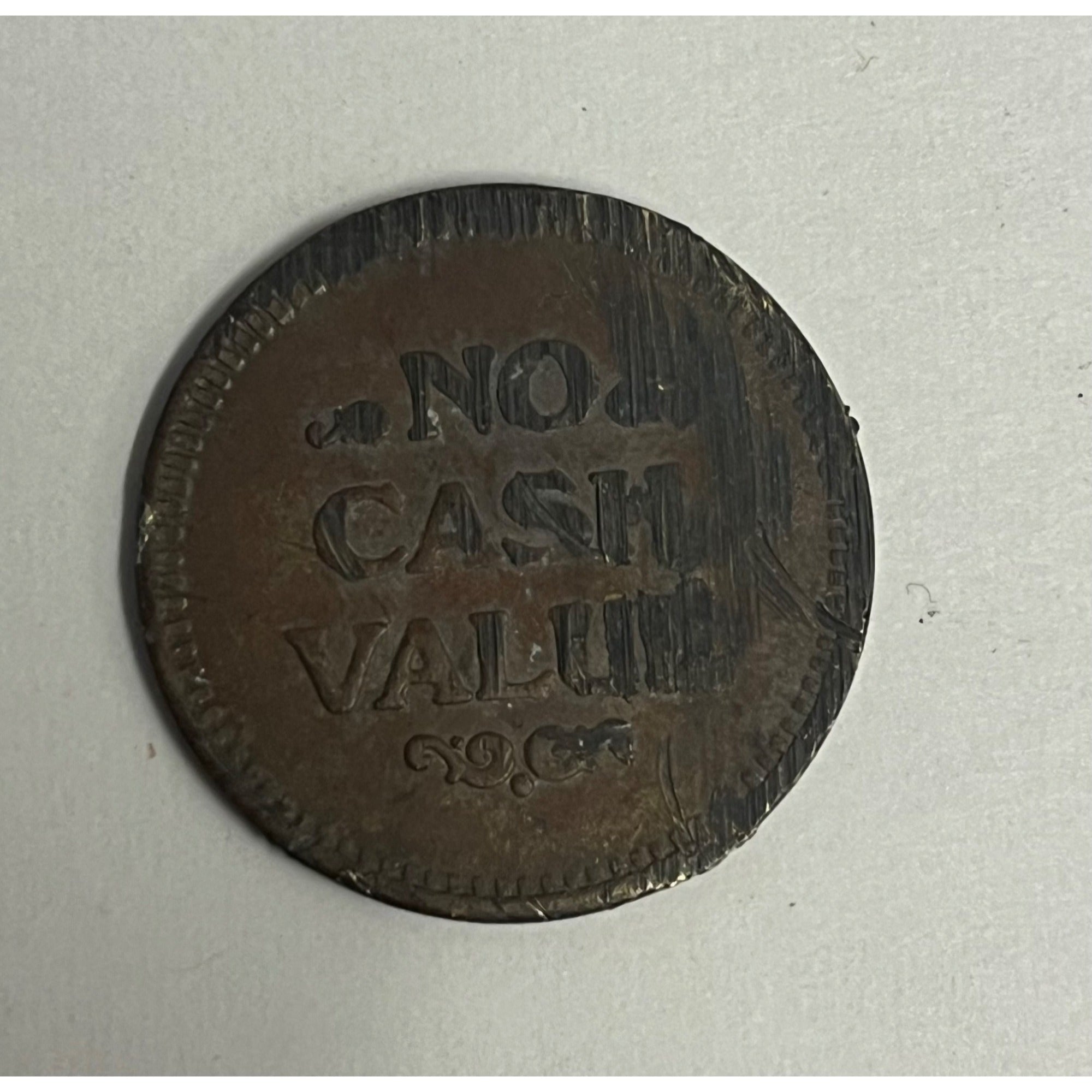Coca-Cola Arcade Game Token - Vintage Brass Coin - No Cash Value