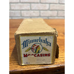Vintage 1930s Minnehaha Moccasins Child's Empty Shoe Box Indian Native American