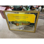 Vintage Green Bay Packers Lambeau Field Bar Miller Lite Beer HUGE Mirror 2003