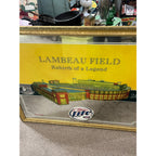 Vintage Green Bay Packers Lambeau Field Bar Miller Lite Beer HUGE Mirror 2003