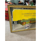 Vintage Green Bay Packers Lambeau Field Bar Miller Lite Beer HUGE Mirror 2003
