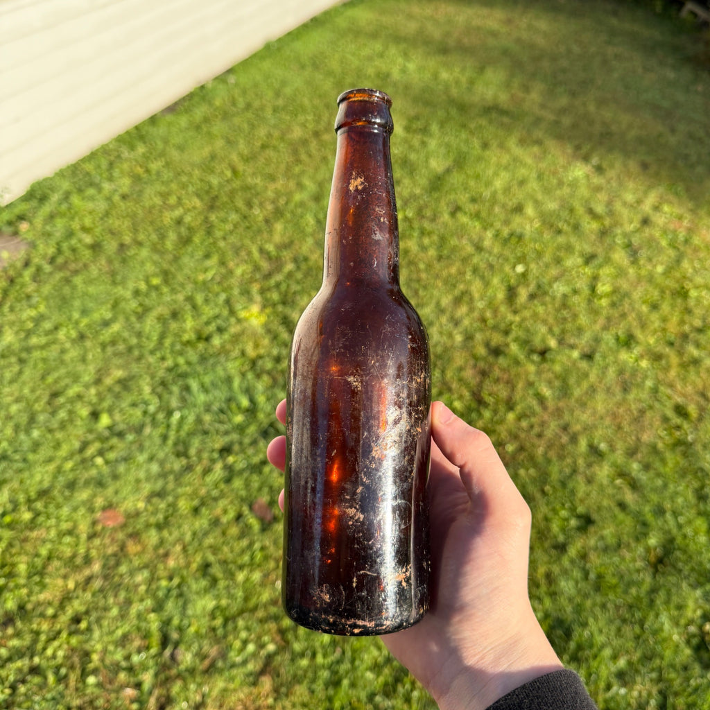 Vintage Star Brewery Lomira Wis Brewing Co Wisconsin Amber Beer Bottle 12oz