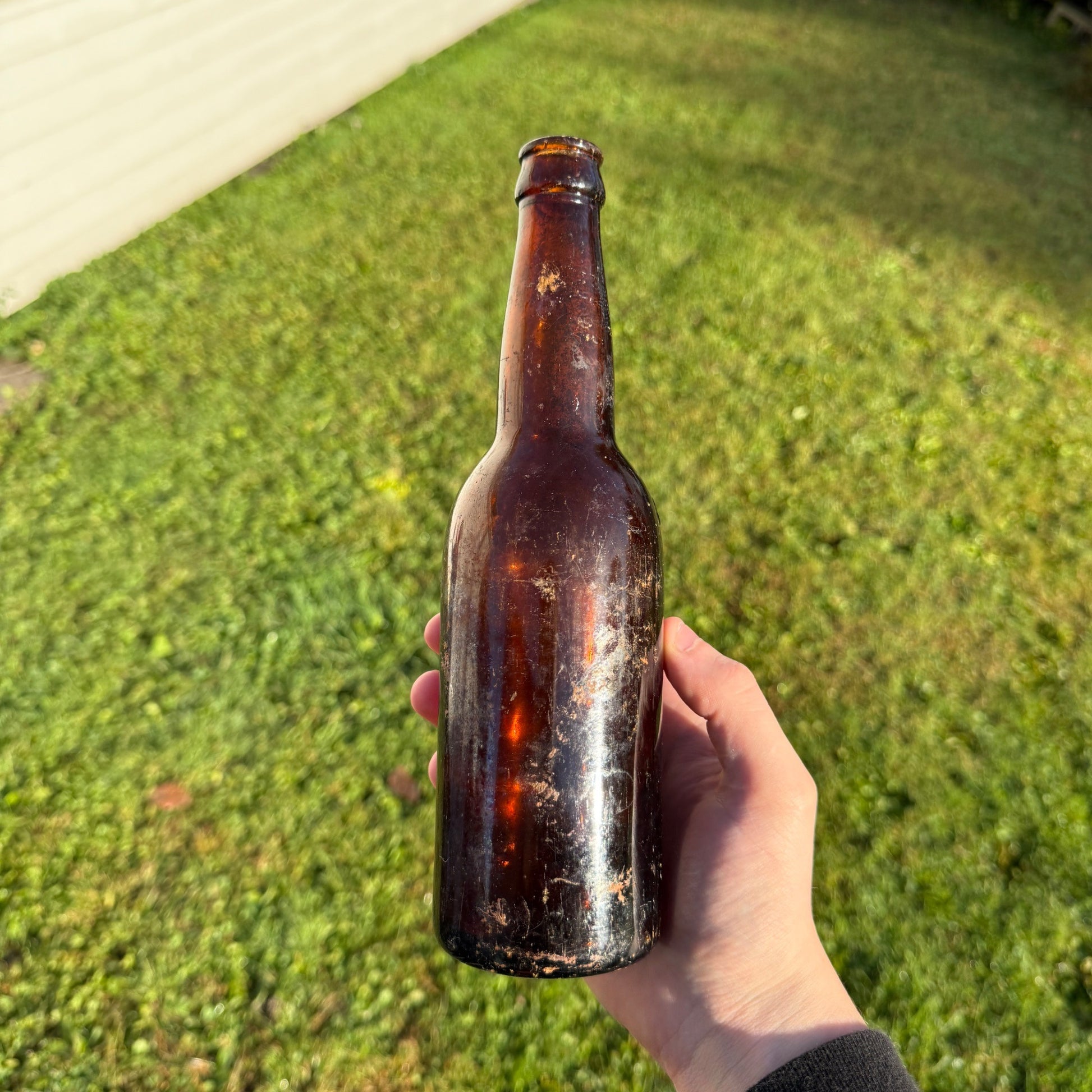 Vintage Star Brewery Lomira Wis Brewing Co Wisconsin Amber Beer Bottle 12oz
