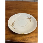 "Think of Me" 1900s Tea Cup and Saucer with Mustache Guard