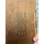 Vintage Charles Thompson Tobacco Wooden Cigar Box Yungfello Foil Wraps Philadelphia, Pennsylvania