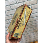 Vintage Charles Thompson Tobacco Wooden Cigar Box Yungfello Foil Wraps Philadelphia, Pennsylvania