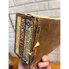 Vintage Charles Thompson Tobacco Wooden Cigar Box Yungfello Foil Wraps Philadelphia, Pennsylvania