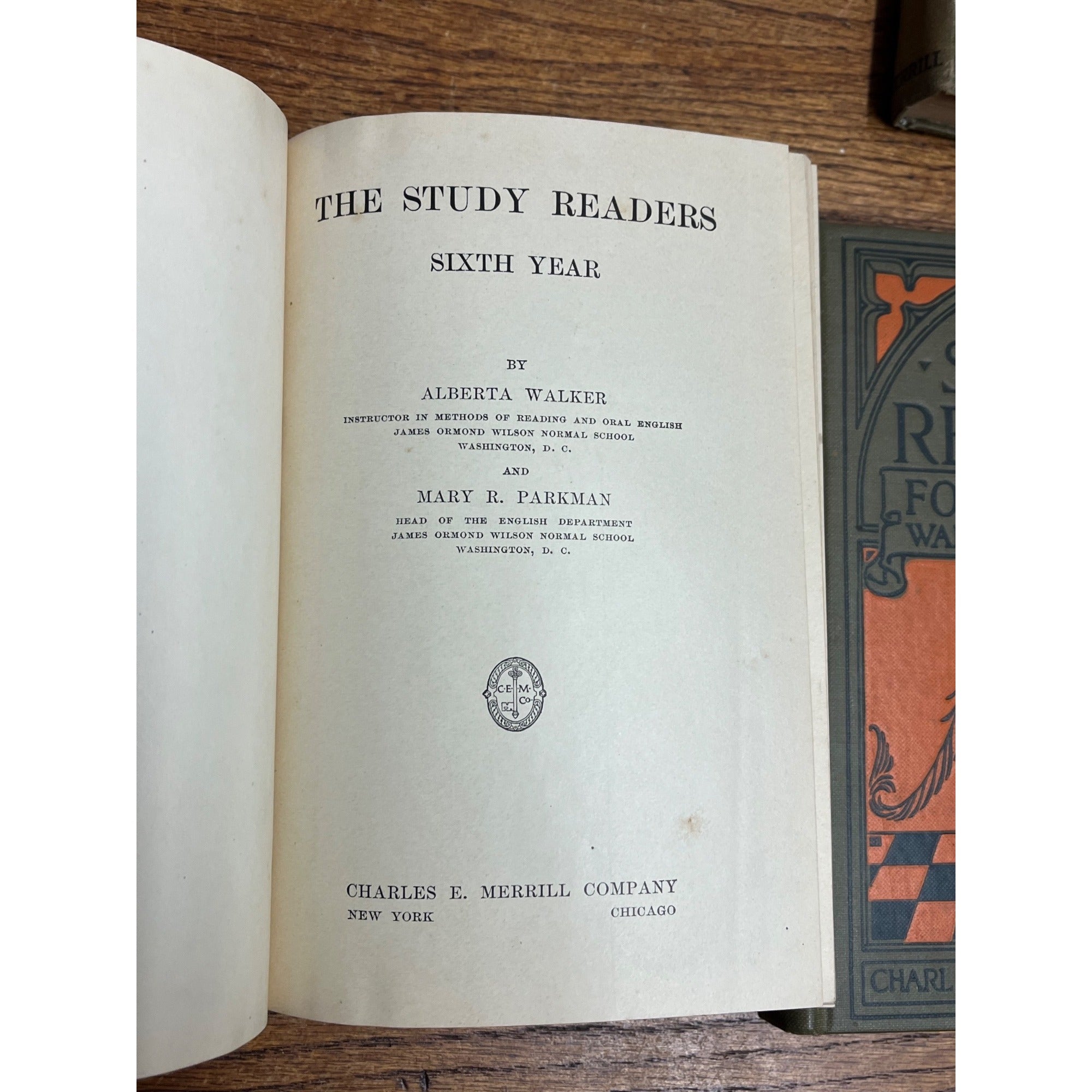 Vintage 1920s Children's "The Study Readers" Merrill Primer Books Homeschool (3)