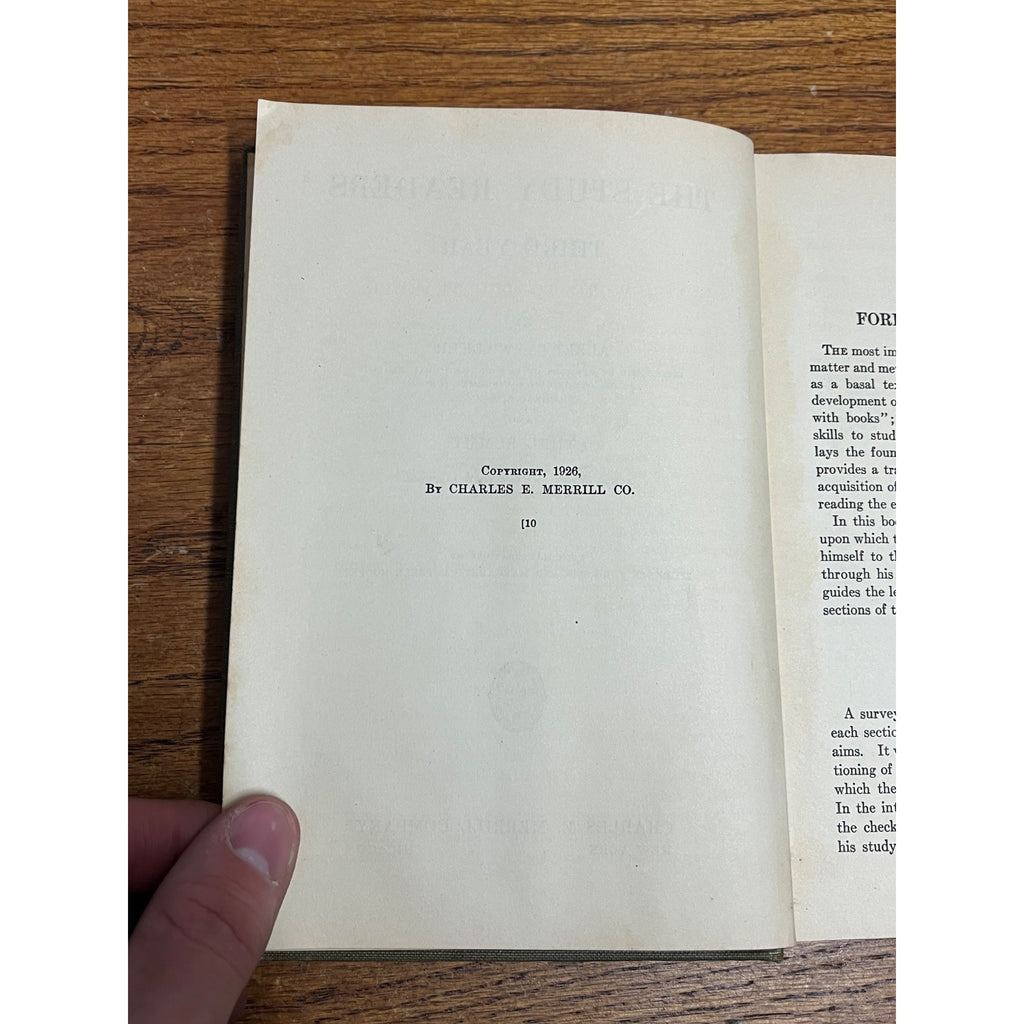 Vintage 1920s Children's "The Study Readers" Merrill Primer Books Homeschool (3)