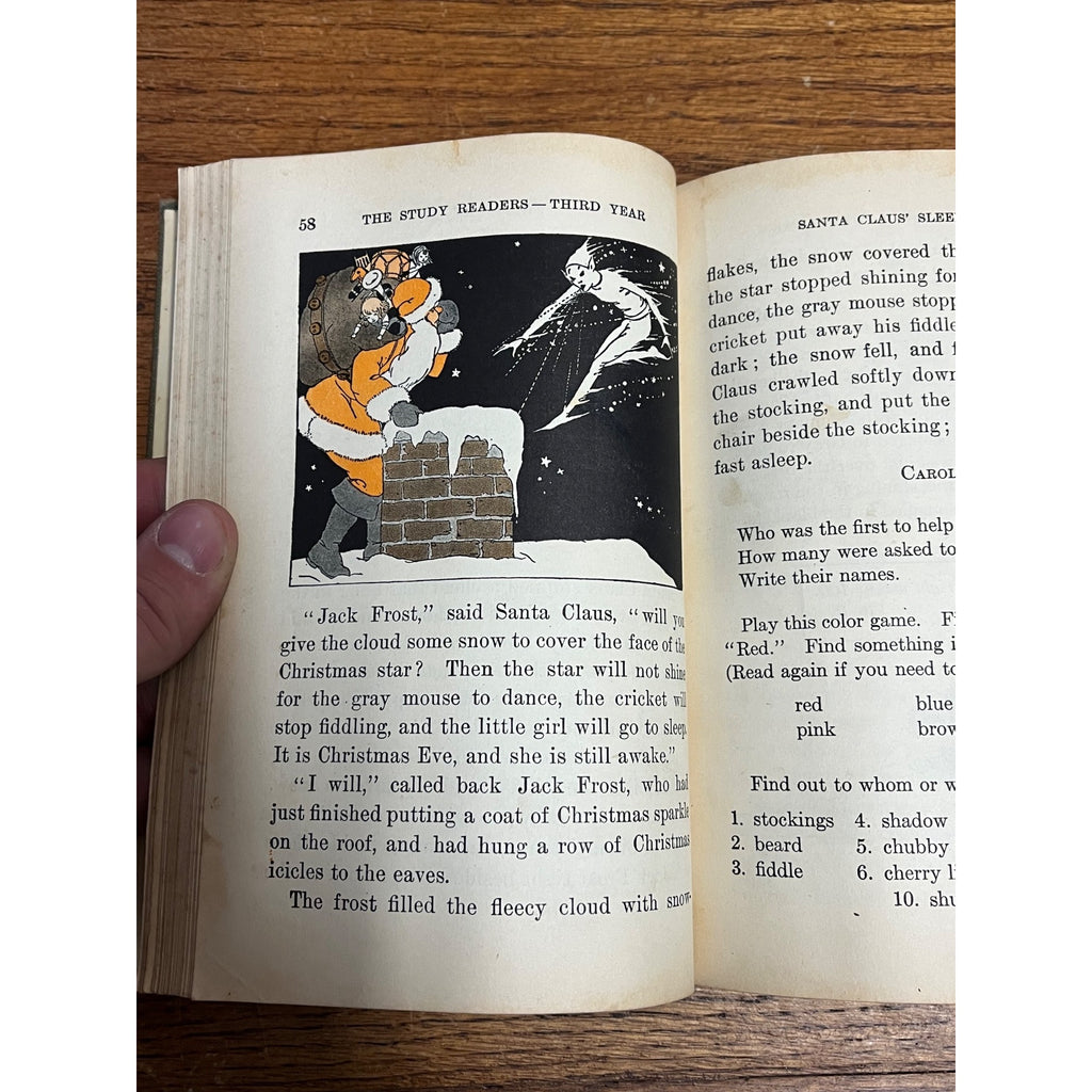 Vintage 1920s Children's "The Study Readers" Merrill Primer Books Homeschool (3)