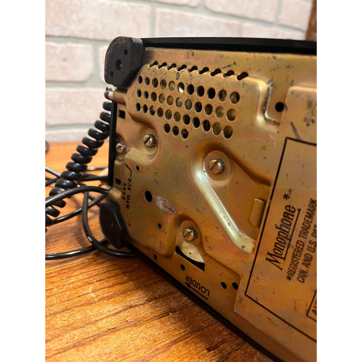 Vintage Electric Black Plastic Tabletop Rotary Telephone Monophone Northlake, Illinois USA