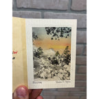 c1930s Prescott Arizona Christmas Card Thumb Butte Hand Colored Photo Yavapai