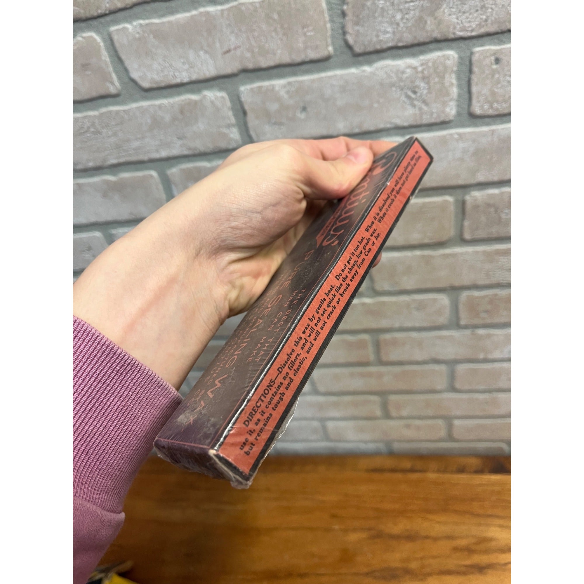 Vintage Pontius Sealing Wax Dicks-Pontius Co W/Contents Country Store Display
