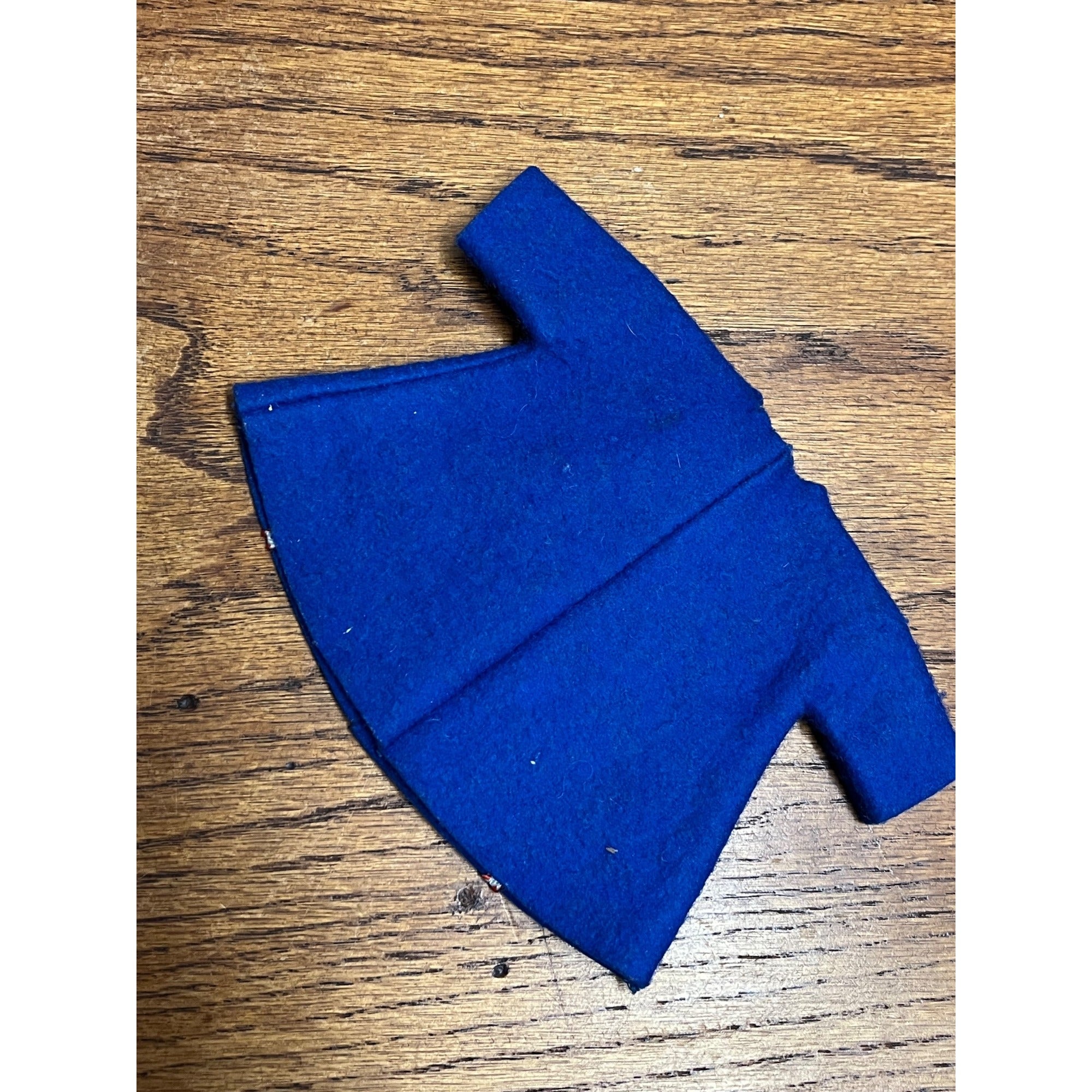 Vintage 1960s Ideal Tammy Doll Family Pepper's Frost Frolics Blue Felt Winter Coat