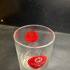 Vintage B-1 Lemon Lime Red ACL Soda Fountain Glass