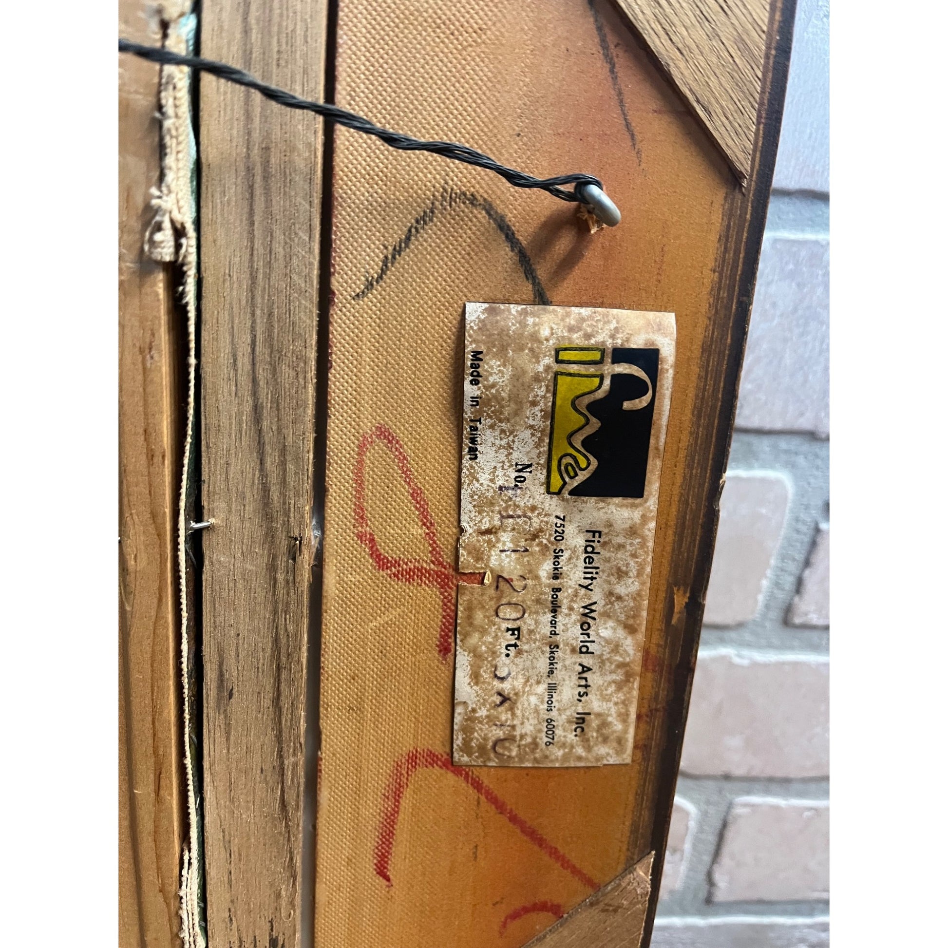 Original William Bradley Signed Oil on Canvas Art Landscape Framed 1880-1945