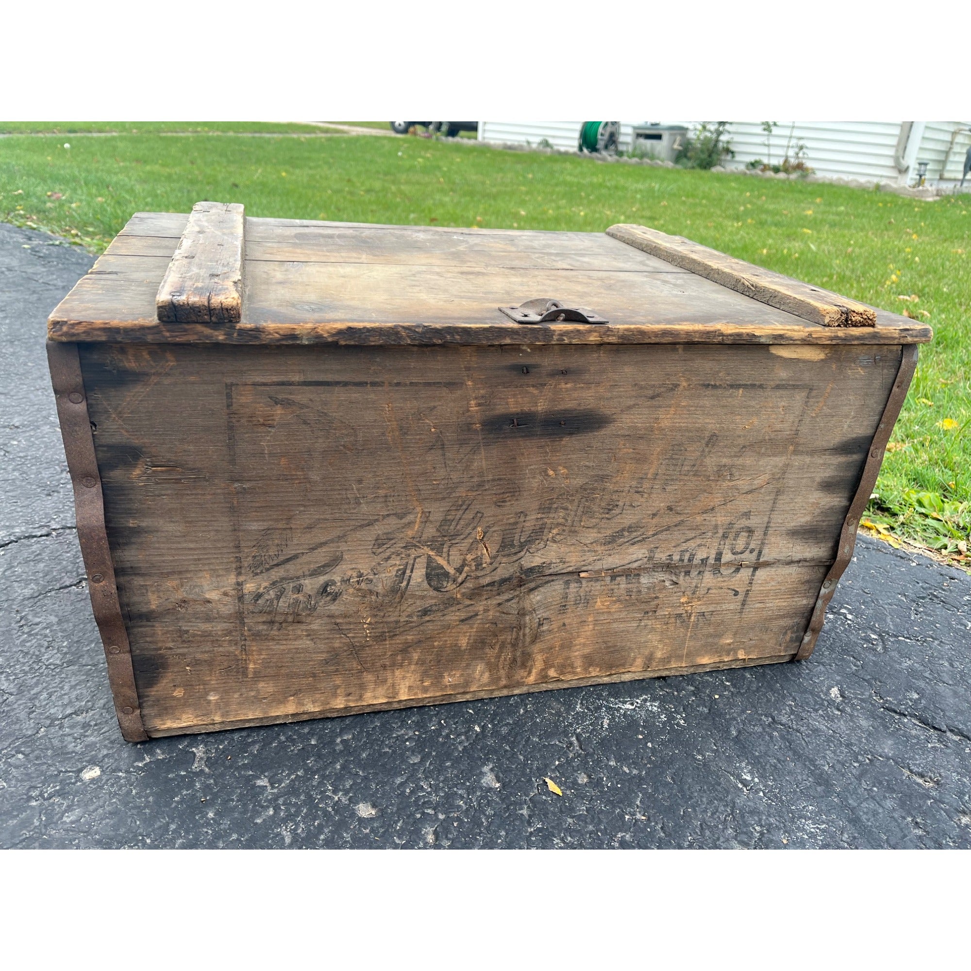 Vintage Theo Hamm Brewing Co. St Paul Wooden Crate Bottle Case Hamm's Beer LARGE