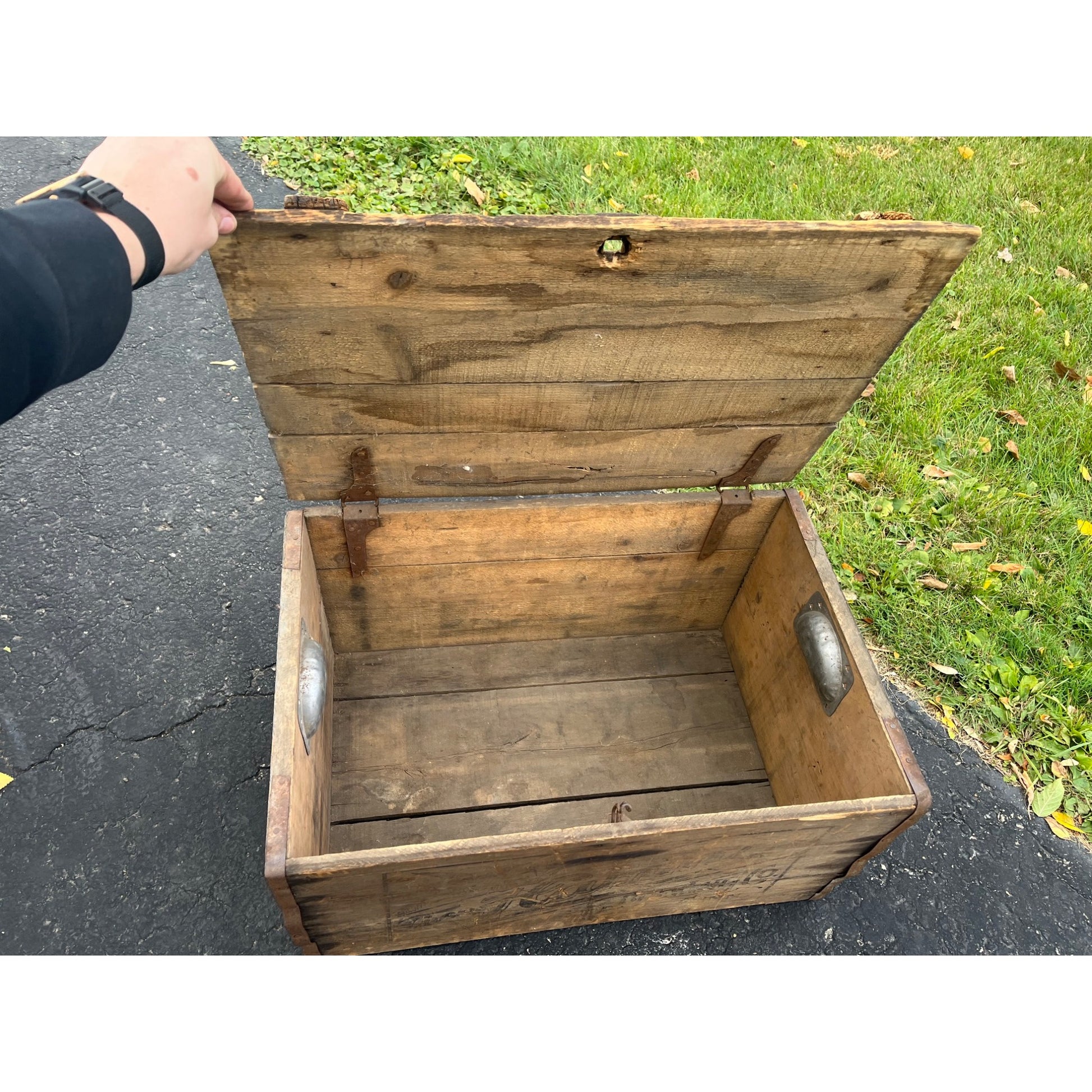 Vintage Theo Hamm Brewing Co. St Paul Wooden Crate Bottle Case Hamm's Beer LARGE
