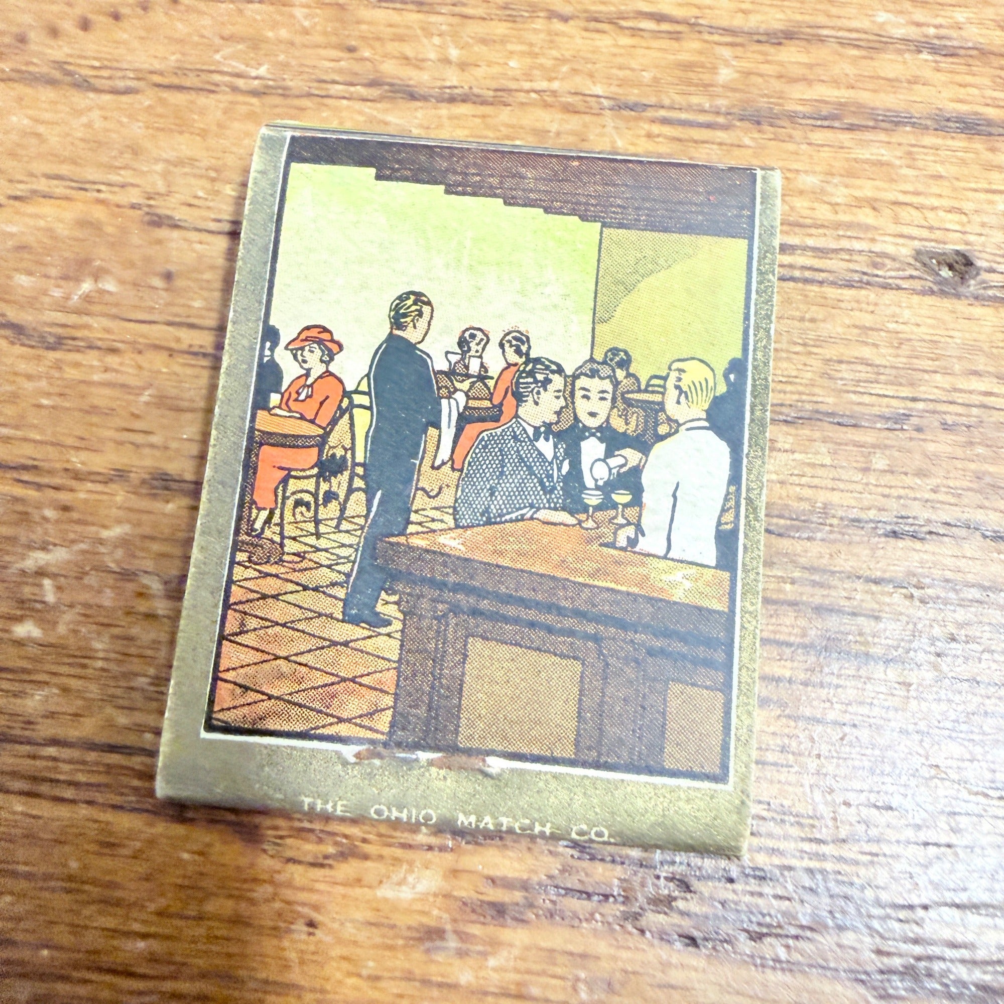 Vintage Neumann's Tavern Two Rivers Wisconsin FULL Advertising Matchbook Matches