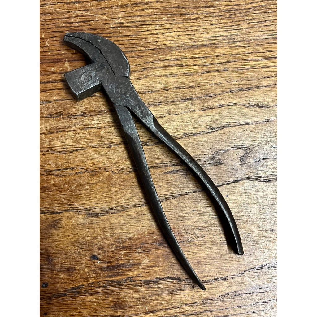 Vintage #3 Timmons & Sons Cobbler Lasting Pliers Hammer Foot Multitool 8.25"