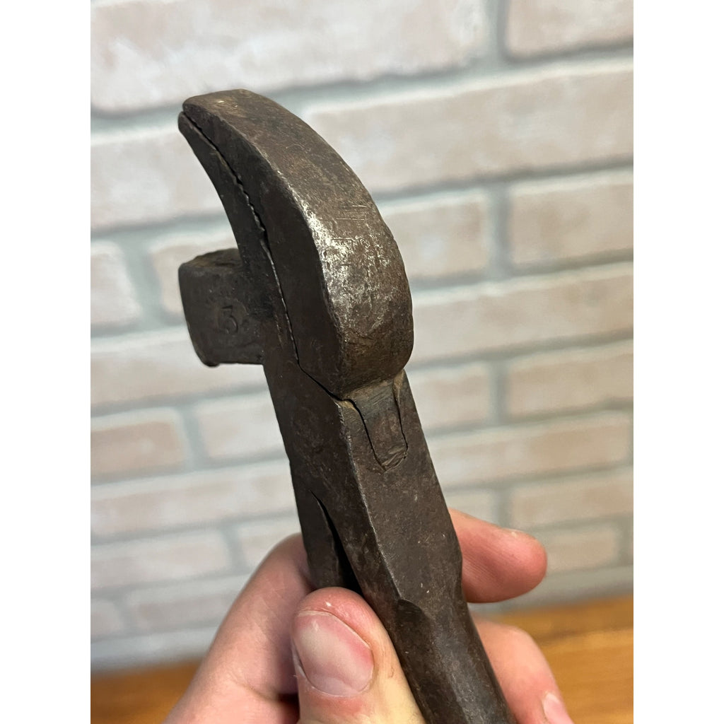 Vintage #3 Timmons & Sons Cobbler Lasting Pliers Hammer Foot Multitool 8.25"