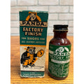 Vintage Panda Shoe Leather Polish Bottle + Box Milwaukee Wis Advertising 1948