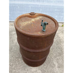 Wadhams Tempered Motor Oil Milwaukee Wis Gas Station 33 Gallon Oil Barrel Drum