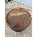 Wadhams Tempered Motor Oil Milwaukee Wis Gas Station 33 Gallon Oil Barrel Drum