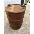 Wadhams Tempered Motor Oil Milwaukee Wis Gas Station 33 Gallon Oil Barrel Drum