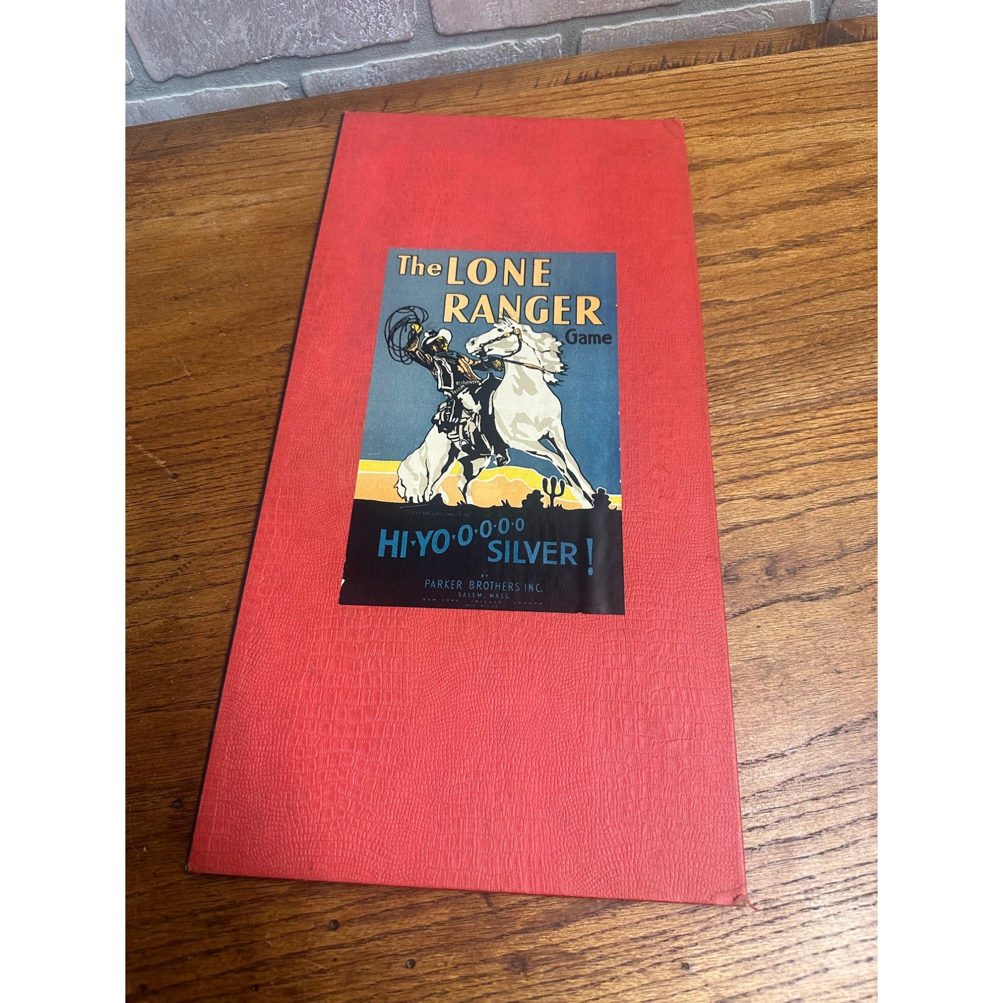 Vintage 1938 The Lone Ranger Board Game Board Only Replacement Part