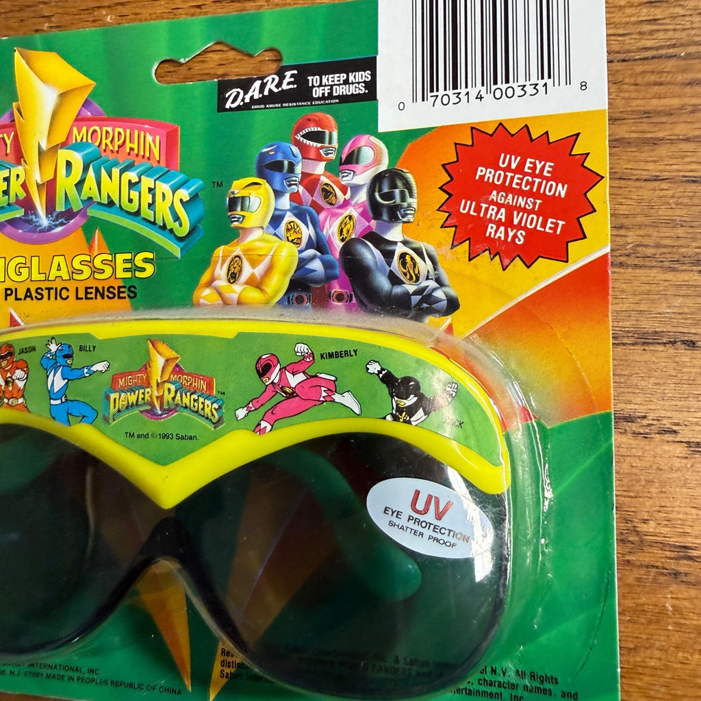 1993 Mighty Morphin Power Rangers Sunglasses Childrens Kids Brand New