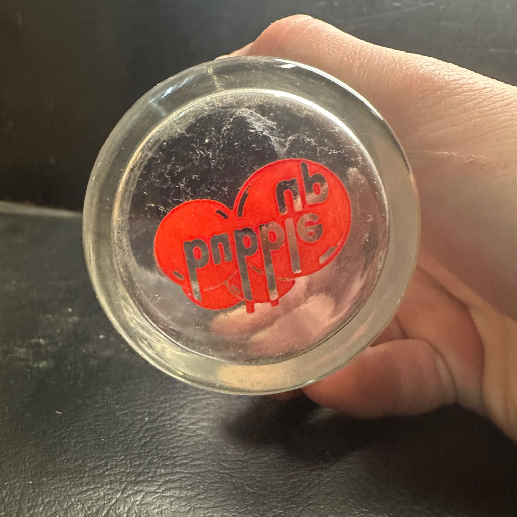 Vintage Bubble Up Bottom Marked Red ACL  Fountain Glass Advertisin