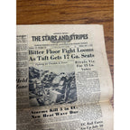 Vintage 1952 Stars & Stripes Newspaper Publication of US Armed Forces July 4th