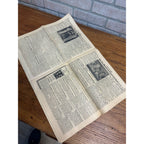 Vintage 1952 Stars & Stripes Newspaper Publication of US Armed Forces July 4th
