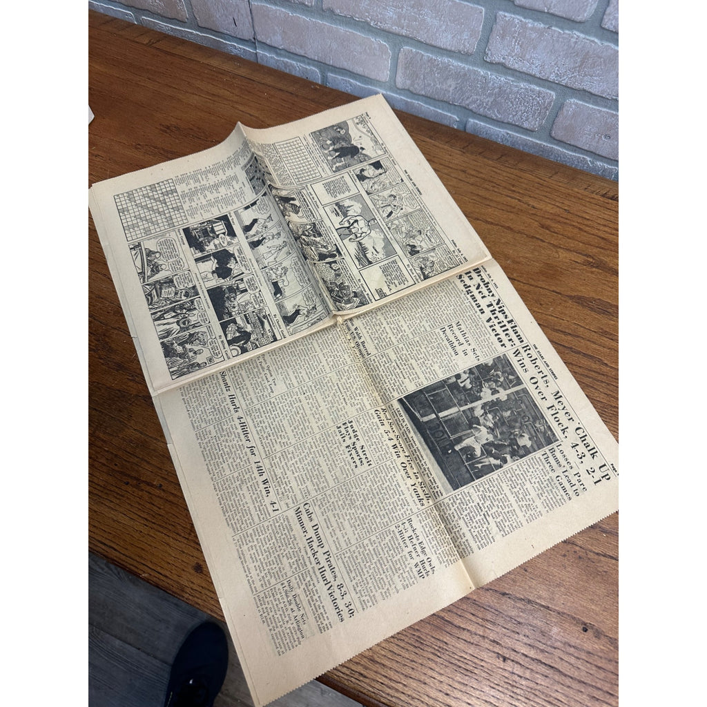 Vintage 1952 Stars & Stripes Newspaper Publication of US Armed Forces July 4th