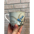 Antique Victorian Orante Storck Bird Shaving Mug Ladies Gold Rim