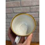 Antique Victorian Orante Storck Bird Shaving Mug Ladies Gold Rim