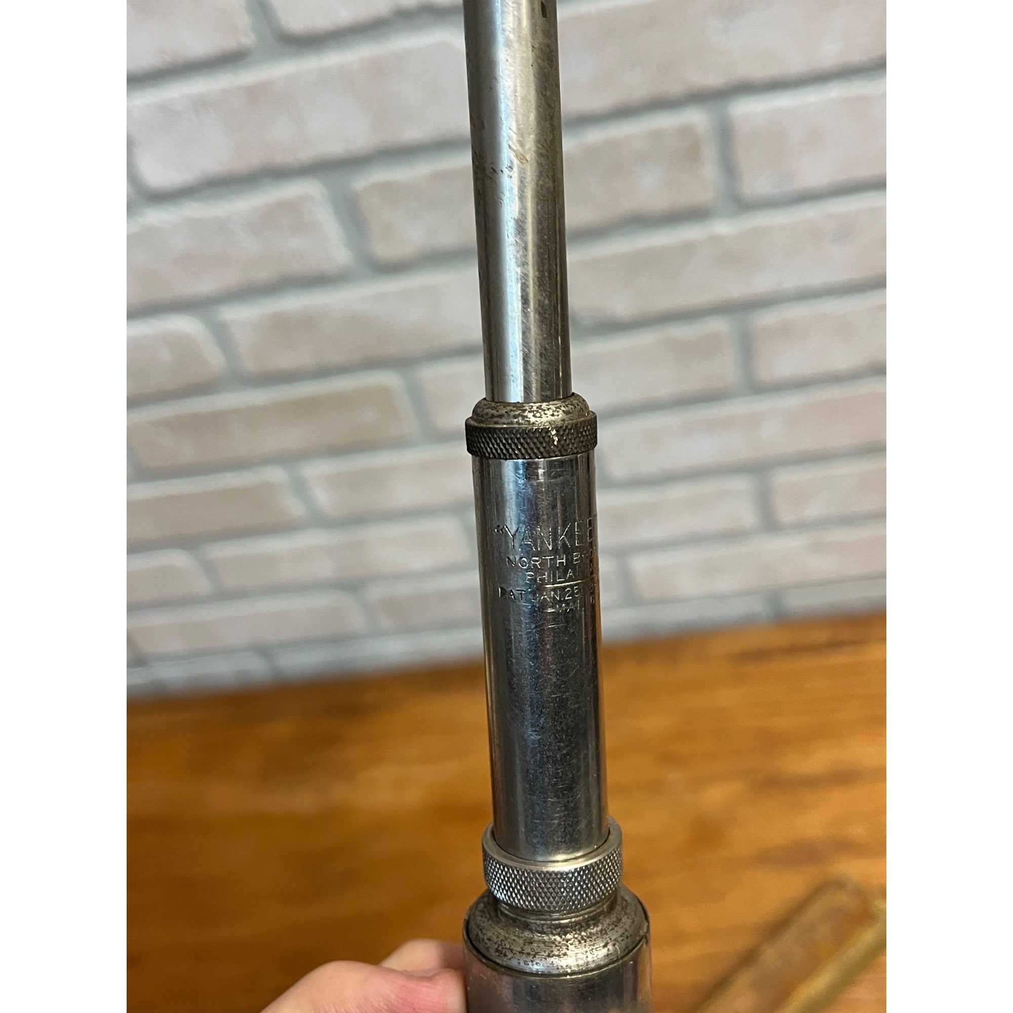 Antique North Bros Yankee No. 44 Adjustable Automatic Push Drill Orig Box & Bits