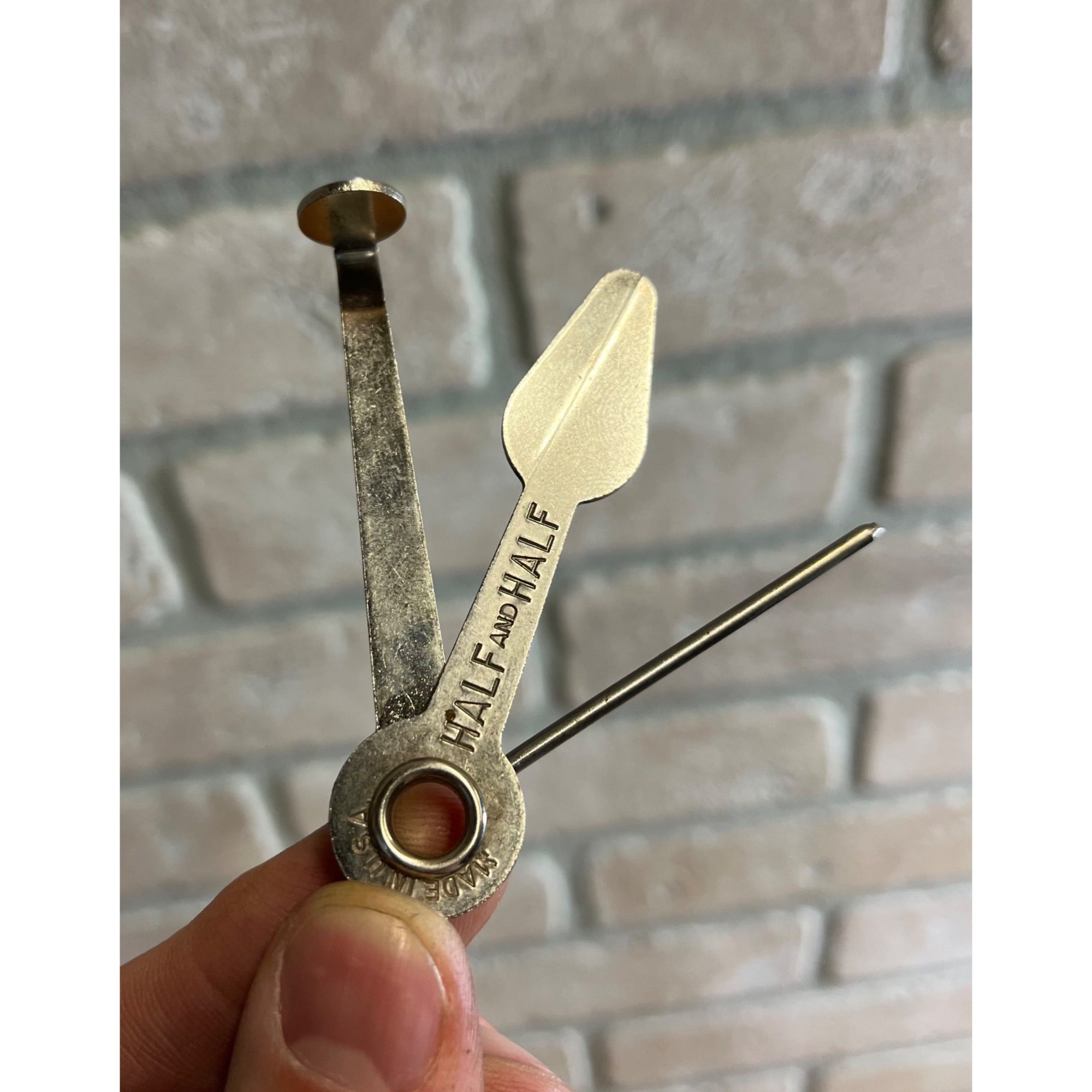 Vintage Half & Half Pipe Tobacco Cleaner, Tamper, Reaming Pocket Tool Made USA