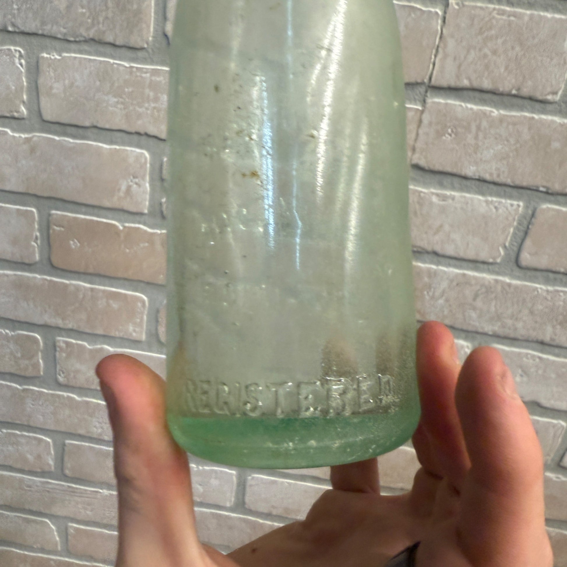 Vintage Pre-Pro Milwaukee Waukesha Brew Co. Clear Beer Bottle Wisconsin 12oz