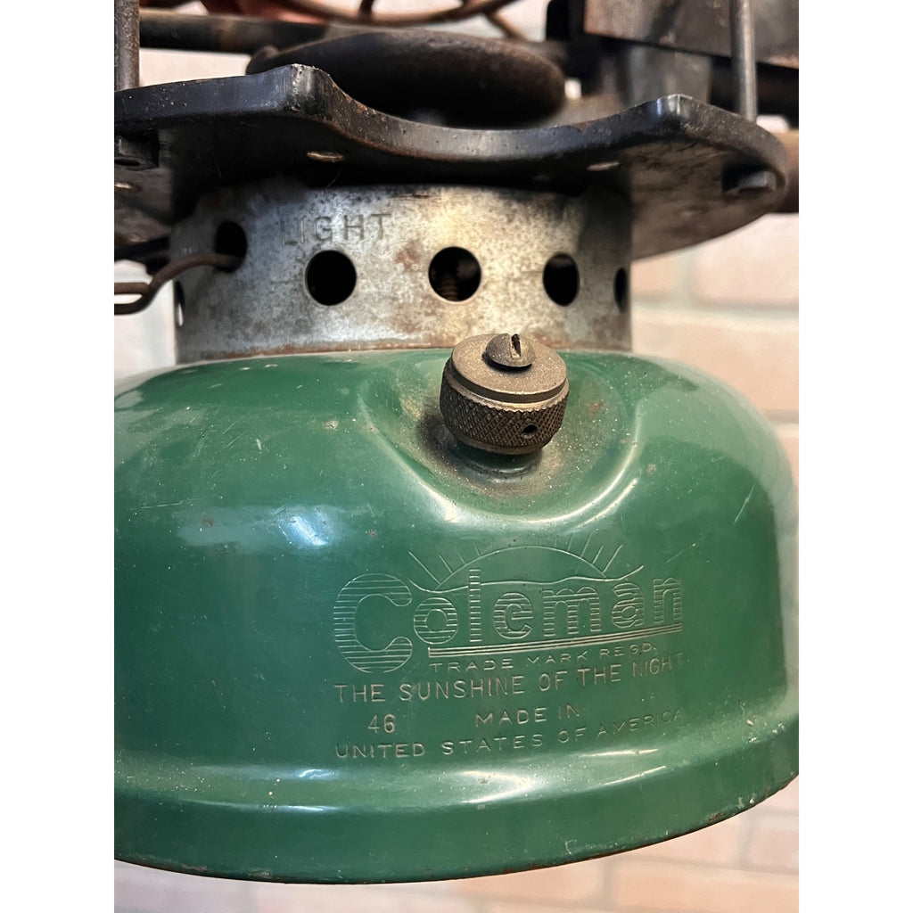 Vintage Coleman Model 500 Speedmaster Single Burner Camp Stove 46-A - Untested