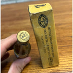 Vintage J.G. Monnet Cognac Miniature 4.5" Glass Bottle w/ Box Collectible Empty