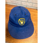 Vintage 1980s Milwaukee Brewers Baseball Hat Cap Original Preowned Retro Fashion