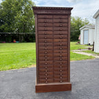 Antique 1890s Courthouse Document File Cabinet Industrial Metal Ornate