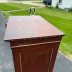 Antique 1890s Courthouse Document File Cabinet Industrial Metal Ornate