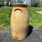 Antique Pierron Milwaukee WI 5 Gallon Salt Glaze Stoneware Churn Crock Wisconsin