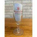 1960s Michelob Anheuser-Busch Vintage Beer Bar Pub Glass 7" Stemmed Footed