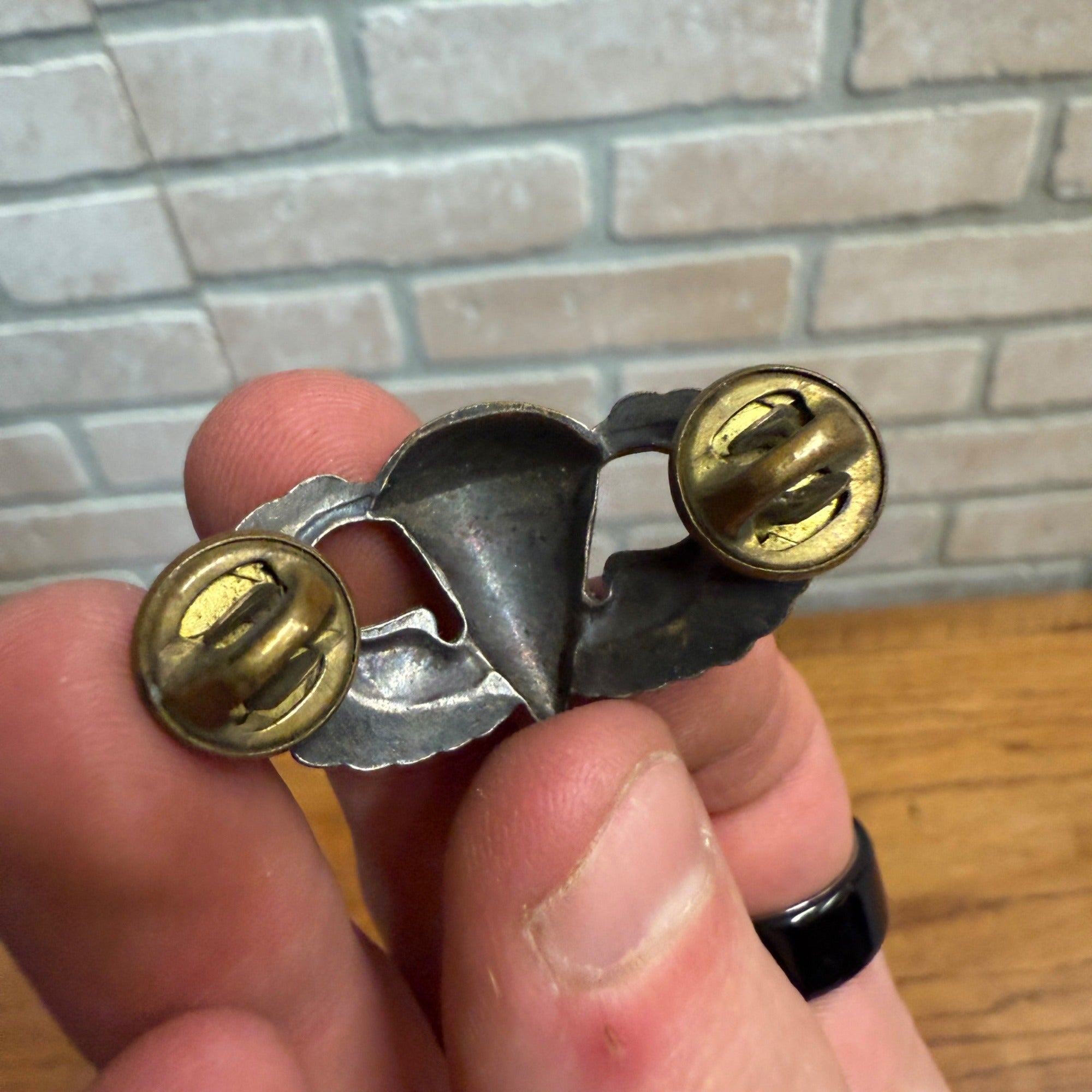 Vintage WWII US Army Airborne Paratrooper Jump Wings Badge Pin Parachutist