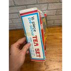 Vintage 1970s 16-Piece PreSchool Plastic Child's Tea Set NEW NOS Box IMCO