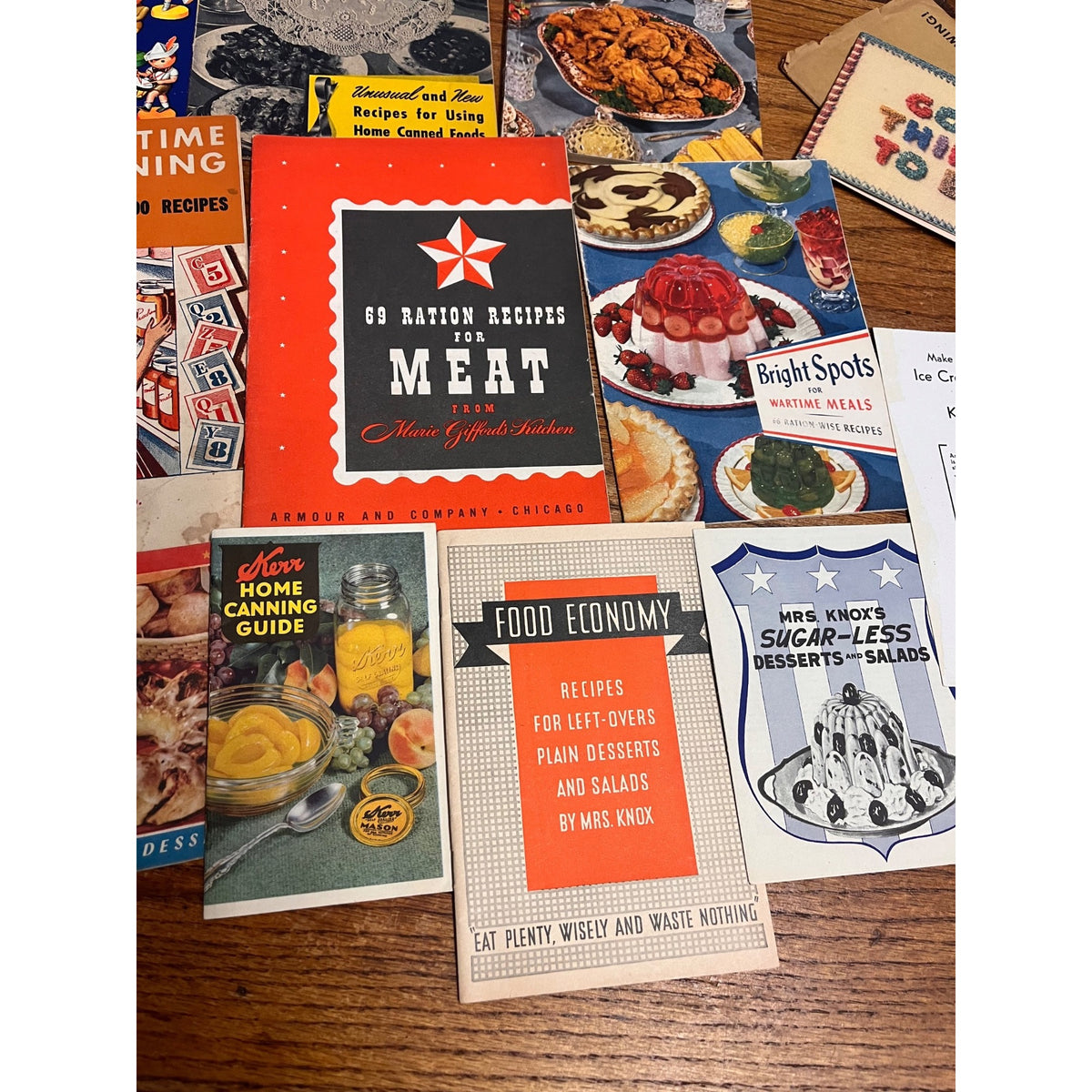 WWII Homefront - Victory Gardens, Food, Recipes, Rationing; Wartime Cook Books